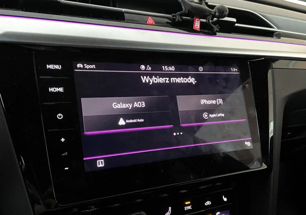 Volkswagen Arteon cena 179900 przebieg: 19668, rok produkcji 2022 z Myślenice małe 497